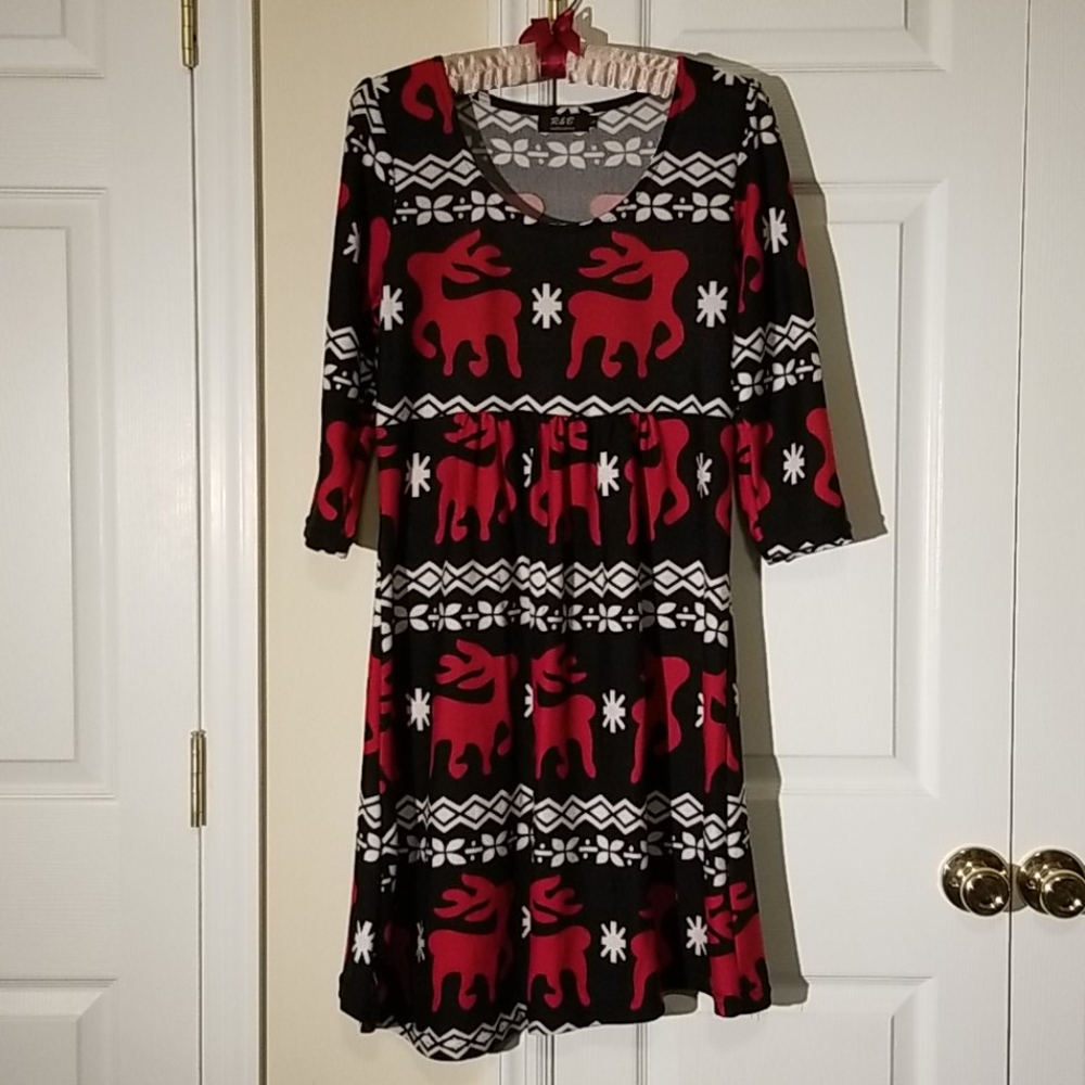 Christmas Reindeer Tunic/Dress